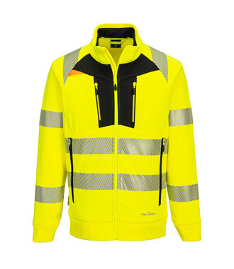 DX477YBR - Sweat zippé à col cheminée DX4 Hi-Vis (R)