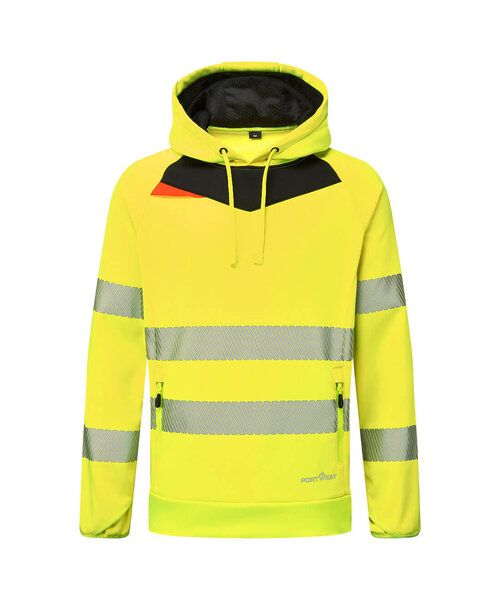 Portwest DX483YBR - Sweat à capuche DX4 Hi-Vis (R)