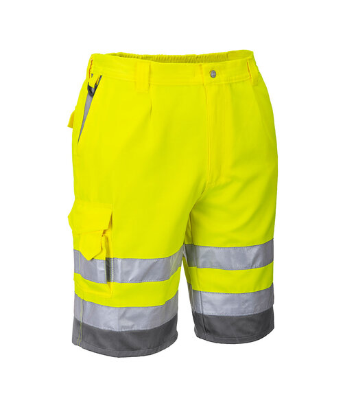 Portwest E043YGY - Hi-Vis Polykatoen Korte Broek (Y)
