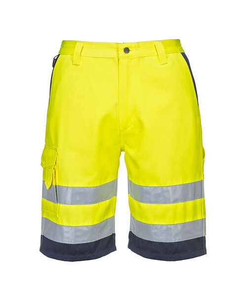 Portwest E043YNR - Bermuda HiVis Poly-coton (R)