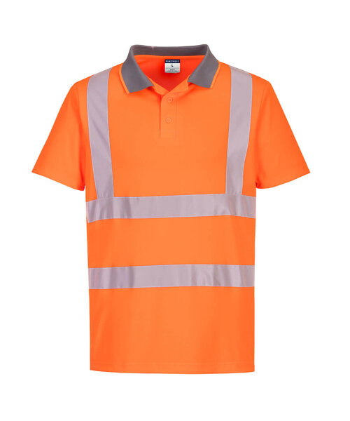 Portwest EC10ORR - Eco Warnschutz Poloshirt kurzarm (6er Pack)  (R)