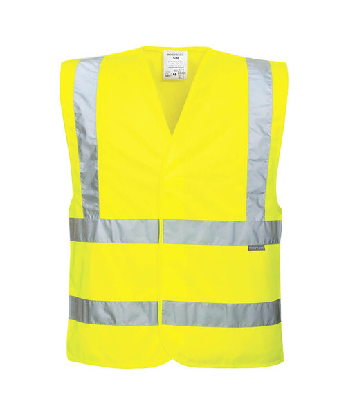 Portwest EC76YER - Eco Warnschutz Weste (10er Pack) (R)