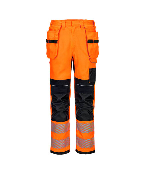 Portwest FR415OBR - PW3 Vlamvertragende Modaflame  Hi-Vis werkbroek met holsterzakken  (R)