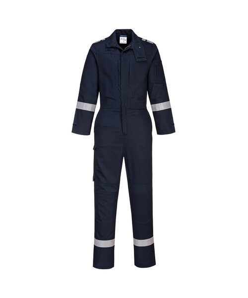 Portwest FR501NAR - Bizflame Work Stretch Panelled Coverall  (R)