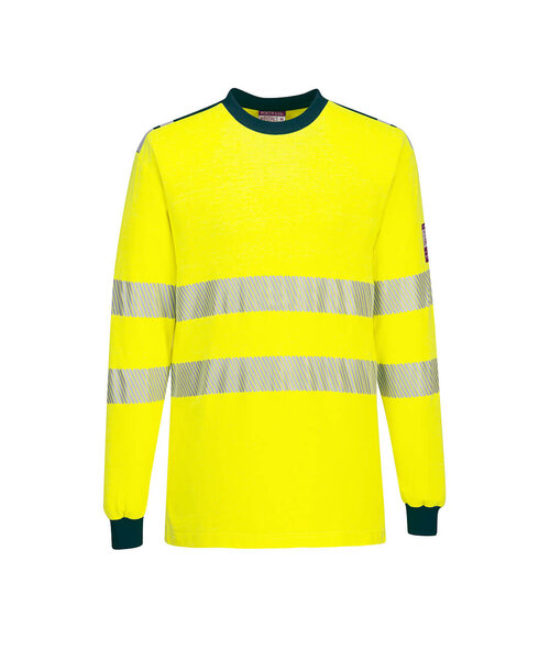 Portwest FR701YNR - PW3 Vlamvertragende  Modaflame Hi-Vis T-shirt (R)