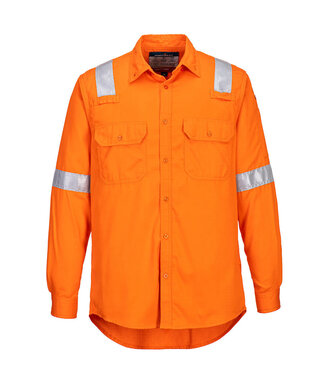 FR720ORR - Flammhemmendes leichtes, antistatisches Hemd (R)