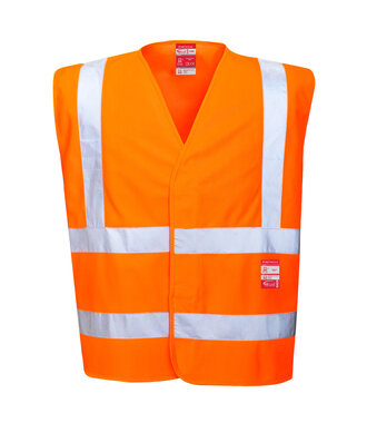 FR75ORR - Hi-Vis Vest -  Vlamvertragend  (R)
