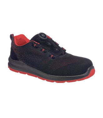 FT08BKD - Portwest Compositelite Wire Lace Safety Trainer Knit S1P (D)