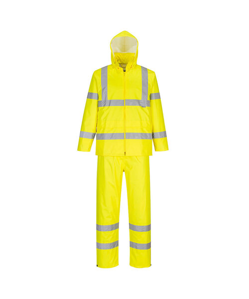 Portwest H448YER - Einfach verstaubarer Warnschutz-Regenanzug  (R)