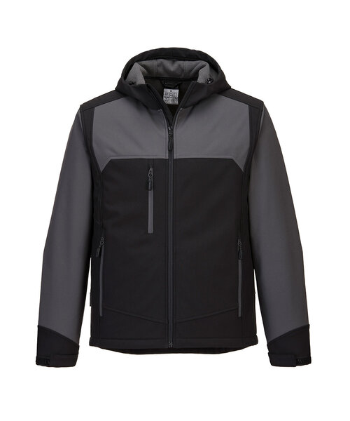 Portwest KX362BGY - Softshell à capuche KX3 (3 couches) (Y)