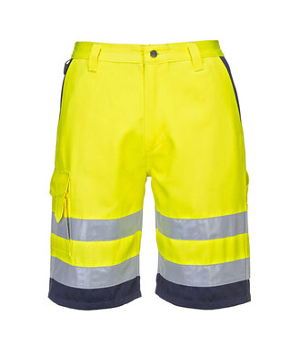 L043YNR - Leichte Warnschutz Mischgewebe-Shorts (R)
