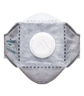 P392WHR - EAGLE FFP3 Koolstof gevouwen plat masker (Pk10) (R)