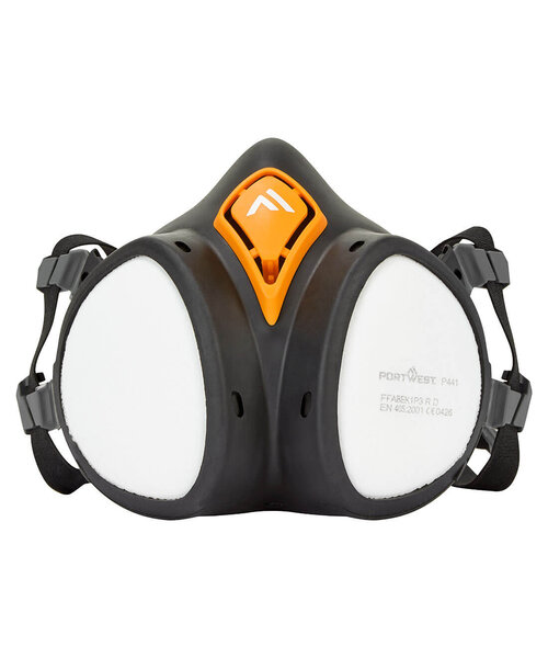 Portwest P441BKR - ABEK1P3 Ready to use Half Mask (R)