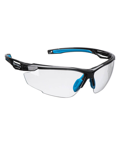 Portwest PS37CLR - Anthrazitfarbene KN Schutzbrille (R)