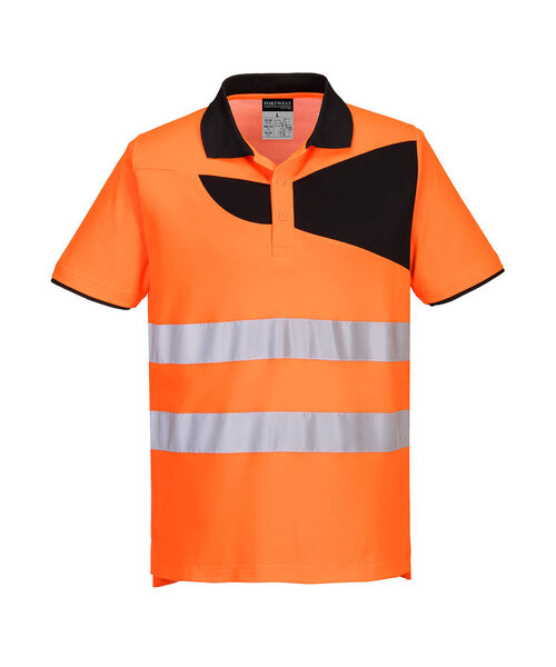 Portwest PW212OBR - PW2 Hi-Vis polo K/M  (R)