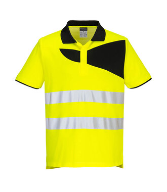 PW212YBR - PW2 Hi-Vis polo K/M  (R)
