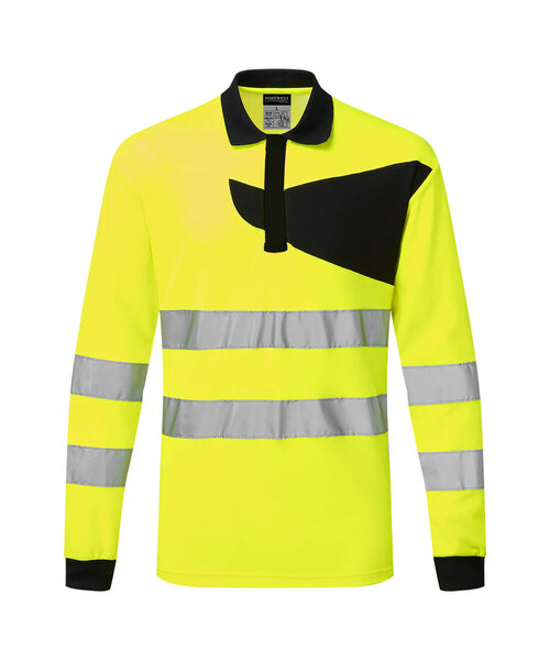 Portwest PW220YBR - PW2 Hi-Vis Poloshirt L/M (R)