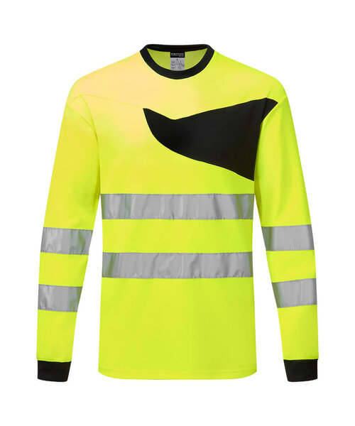 Portwest PW221YBR - PW2 Hi-Vis T-shirt L/M (R)