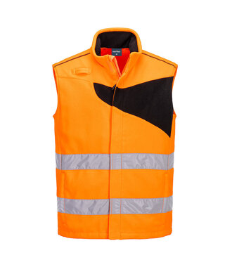 PW231OBR - PW2 Hi-Vis Fleece bodywarmer (R)