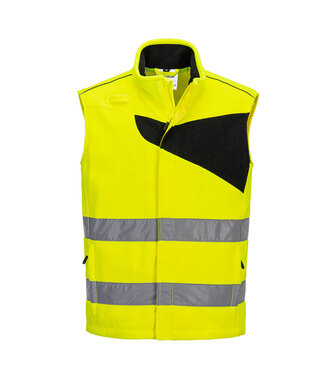 PW231YBR - PW2 Hi-Vis Fleece bodywarmer (R)
