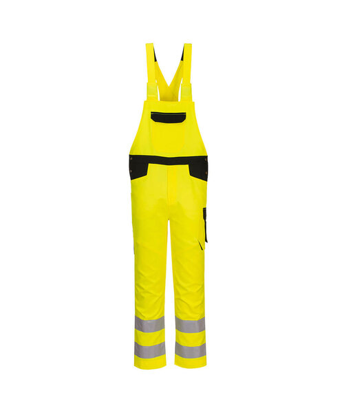 Portwest PW244YBR - PW2 Warnschutz- Latzhose (R)