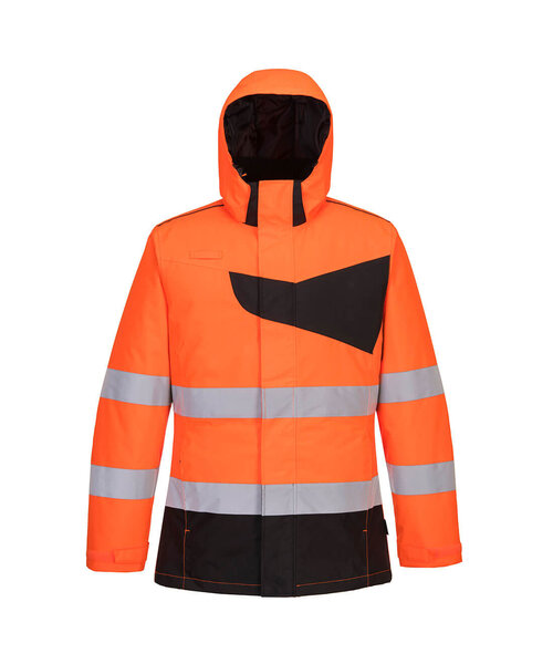 Portwest PW261OBR - PW2 Hi-Vis Winter Jacket (R)