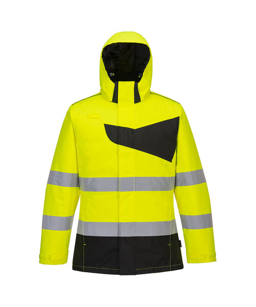 Portwest PW261YBR - PW2 Hi-Vis Winter Jacket (R)