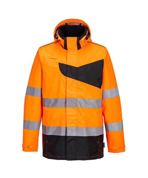 Portwest PW265OBR - PW2 Warnschutz Regenjacke (R)