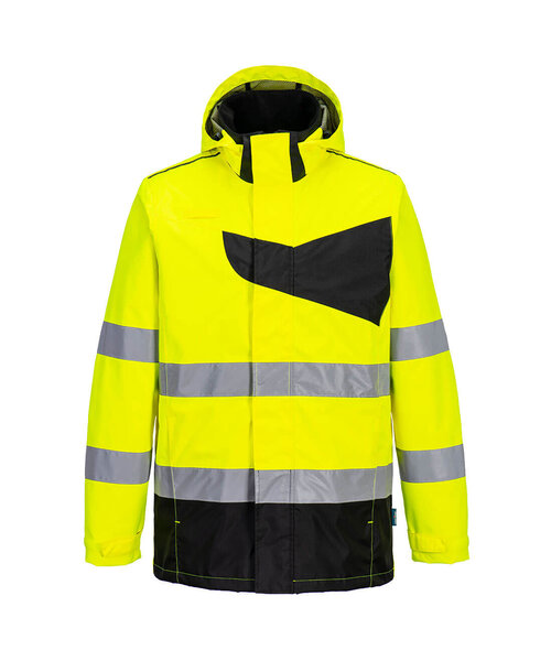 Portwest PW265YBR - PW2 Hi-Vis Rain Jacket (R)