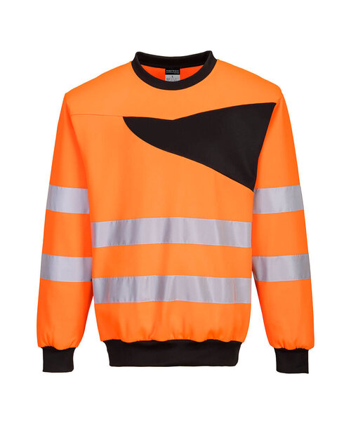 Portwest PW277OBR - PW2 Hi-Vis Sweatshirt (R)