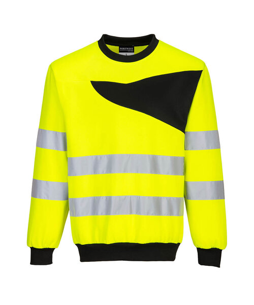 Portwest PW277YBR - Sweat-shirt haute-visibilité à col rond PW2 (R)
