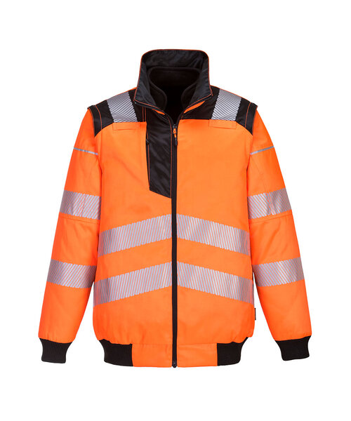 Portwest PW302OBR - PW3 Hi-Vis 3-in-1 Pilotjack  (R)