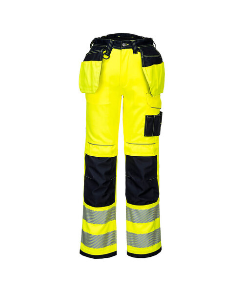 Portwest PW306YBR - PW3 Warnschutz Stretch-Bundhose mit Holstertaschen (R)