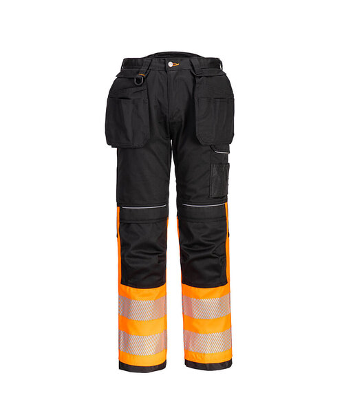 Portwest PW307OBR - PW3 Warnschutz- Bundhose mit Holstertaschen Klasse 1 (R)