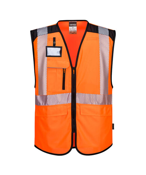 Portwest PW309OBR - PW3 Hi-Vis Executive Vest  (R)