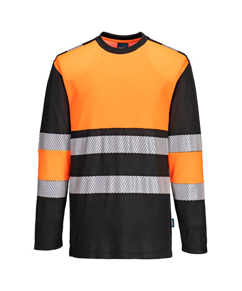 Portwest PW312OBR - PW3 Hi-Vis T-Shirt lange mouw klasse 1  (R)