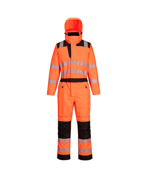 Portwest PW355OBR - PW3 Hi-Vis Rain Coverall (R)