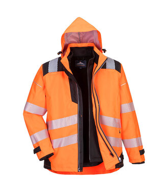 PW365OBR - PW3 Warnschutz 3-in-1 Jacke (R)
