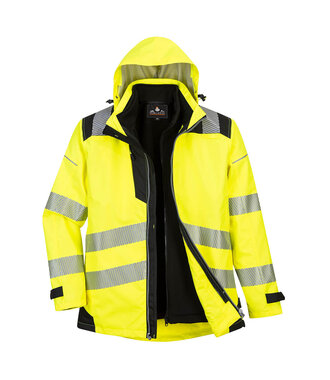 PW365YBR - PW3 Warnschutz 3-in-1 Jacke (R)