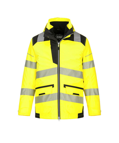 Portwest PW367YBR - PW3 Hi-Vis Breathable 5-in-1 Jacket (R)