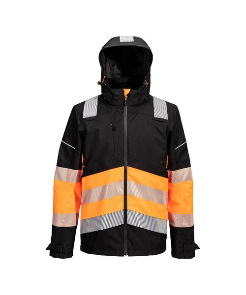 Portwest PW368OBR - PW3 Hi-Vis Class 1 Extreme Rain Jacket (R)