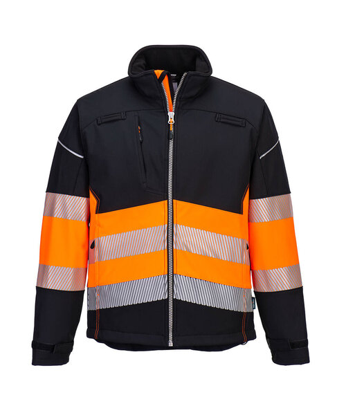 Portwest PW375BKO - PW3 Hi-Vis Class 1 Softshell (3L) (O)