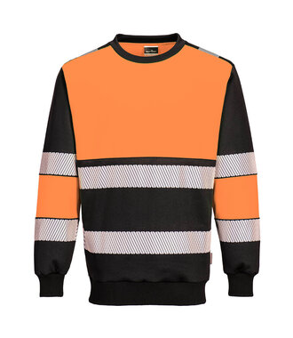 PW376OBR - Sweat-shirt PW3 H-Vis Class 1 (R)