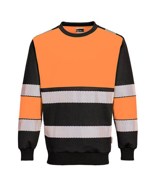 Portwest PW376OBR - PW3 Hi-Vis klasse 1 Sweatshirt (R)