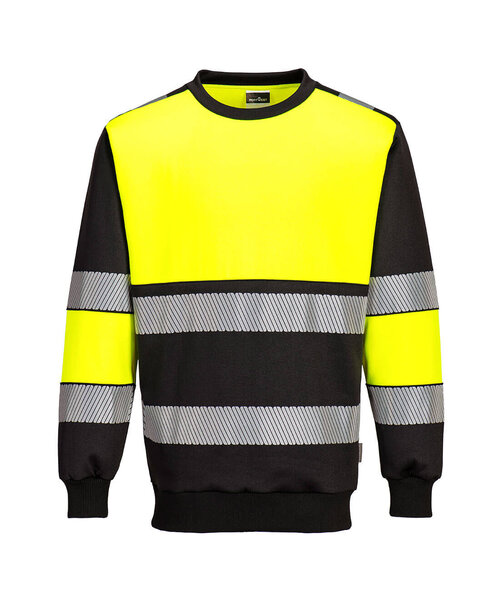 Portwest PW376YBR - PW3 Hi-Vis Class 1 Sweatshirt (R)