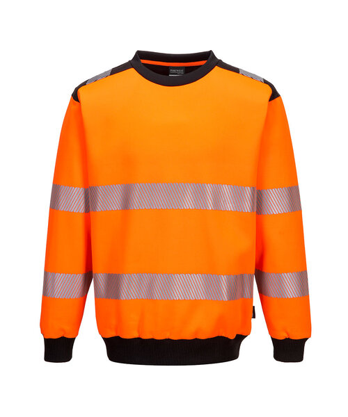 Portwest PW379OBR - Sweat à col rond PW3 haute-visibilité (R)