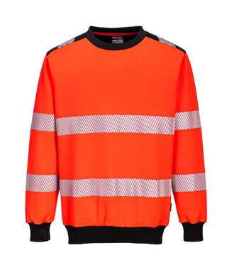 PW379RBK - Sweat à col rond PW3 haute-visibilité (K)