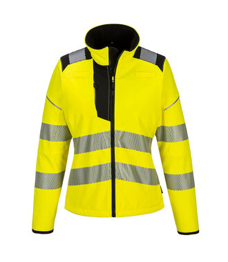 PW381YBR - PW3 Hi-Vis Softshell voor dames (R)