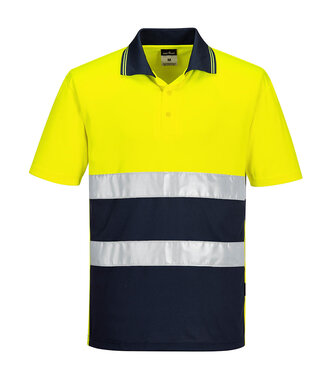 S175YNR - Polo contrasté léger haute visibilité M/C  (R)