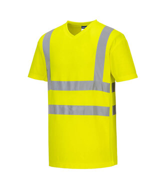 S179YER - Hi-Vis Cotton Comfort Mesh Insert T-Shirt S/S  (R)
